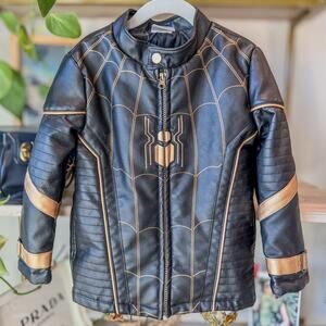 2021 Disney Marvel Spiderman No Way Home Faux Leather Jacket, Kids Size 4T